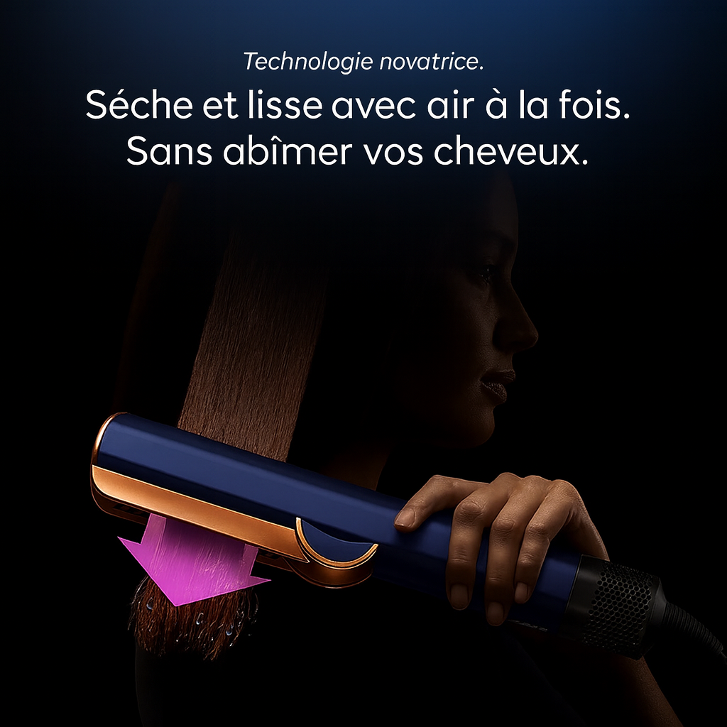 Velixa AirFlow – Lisseur & Sèche-Cheveux 2 en 1